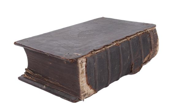 Appraisal: Book Dutch Lutheran bible illustrated by Romeyn de Hooghe published