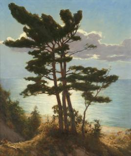 Appraisal: Joseph Tomanek ''Shores Of Indiana Dunes'' signed lower left J