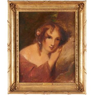 Appraisal: Thomas Sully painting Thomas Sully painting Thomas Sully American -