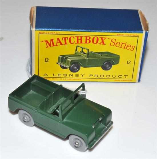 Appraisal: MATCHBOX - SERIES B LAND ROVER SERIES II GREEN FINE