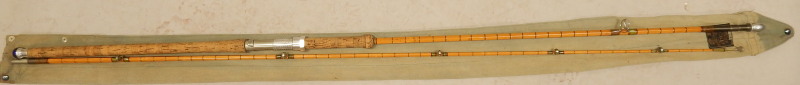 Appraisal: A Hardy no spinning two piece fishing rod with associated