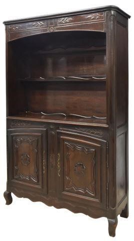 Appraisal: French Provincial Louis XV style oak vaisselier kitchen dresser early