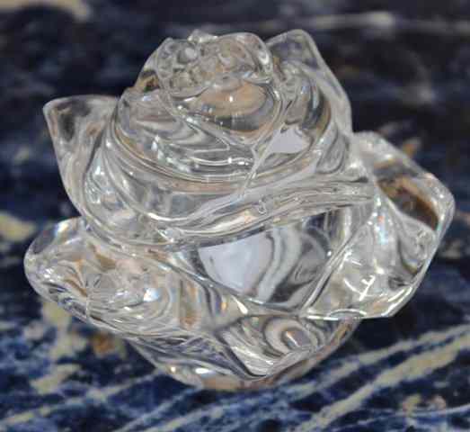 Appraisal: A WATERFORD CRYSTAL BOX AND COVER in the form of