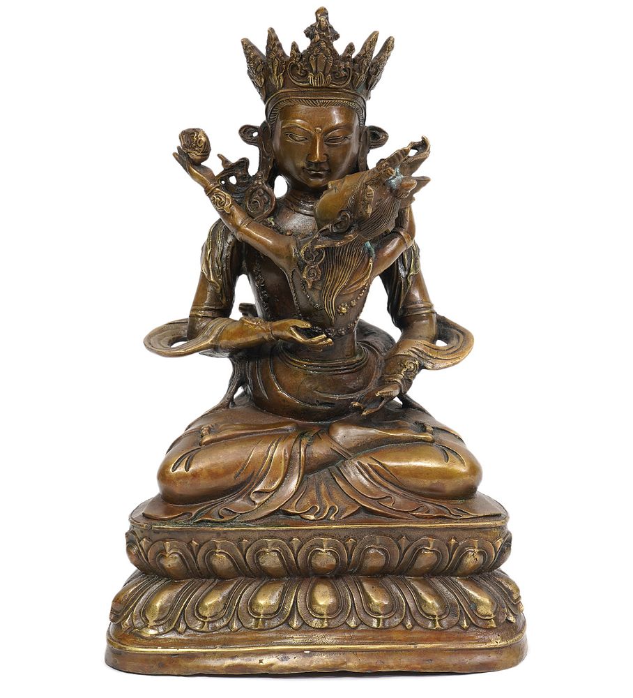 Appraisal: Bronze Yab Yum Buddha Tantric Statue Bronze Lab Yum Buddha