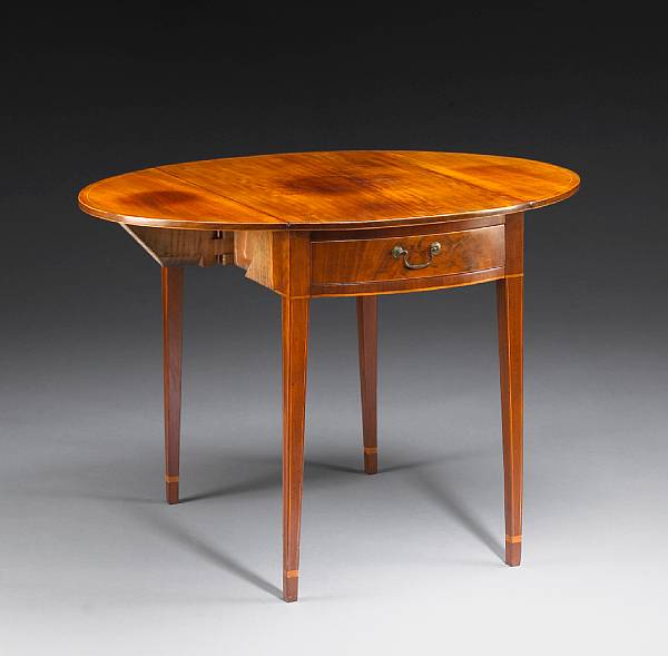 Appraisal: A Federal inlaid mahogany Pembroke table New York or Philadelphia