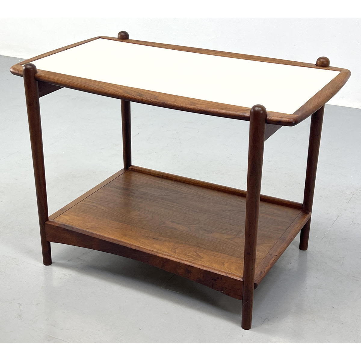 Appraisal: Arthur Umanoff for Washington Woodcraft bar cart No wheels Dimensions