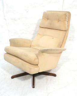 Appraisal: Swivel Reclining Tall Back Modern Lounge Chair B Swivel Reclining