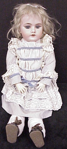 Appraisal: Doll Bisque head doll DEP Germany blue sleep eyes open