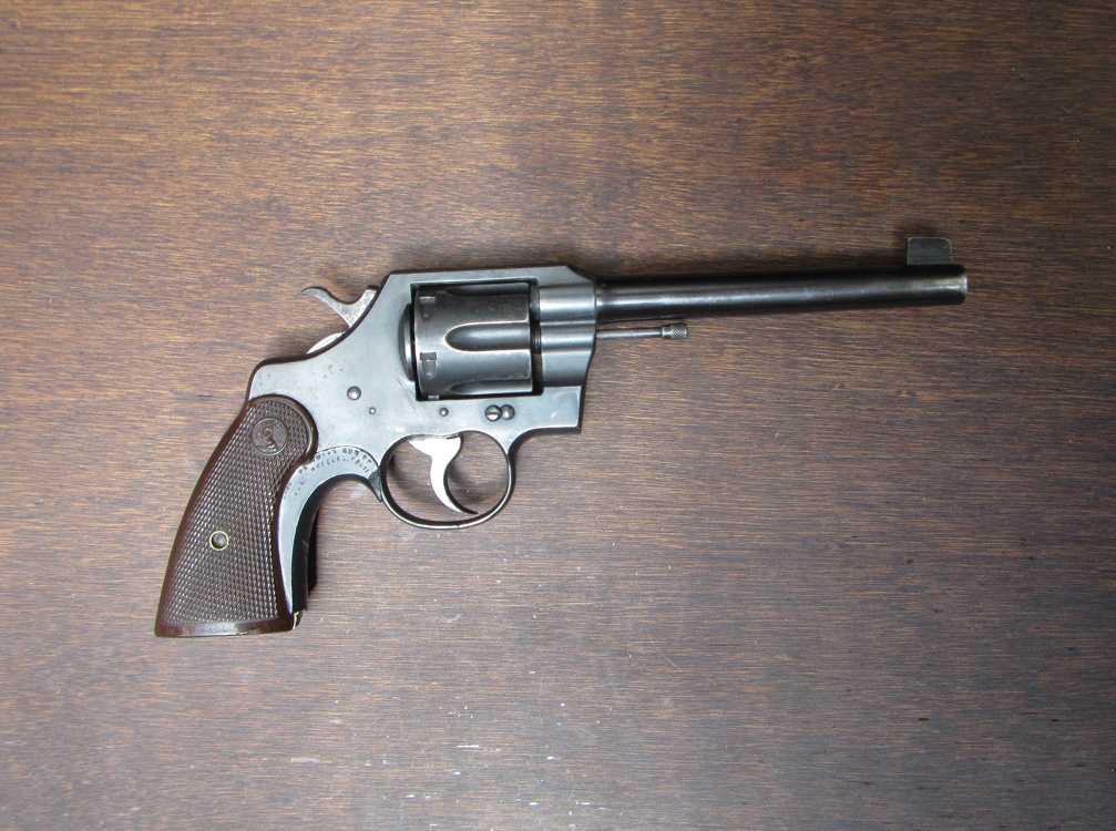 Appraisal: COLT OFFICIAL POLICE DOUBLE ACTION REVOLVER special caliber barrel replaced