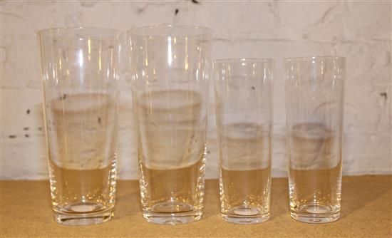 Appraisal: Sale Lot A Set of Water Glasses in two sizes