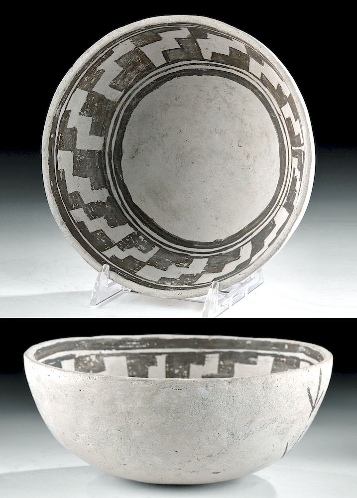 Appraisal: Anasazi Black-on-White Bowl Loaned to Mesa Verde Museum Native American