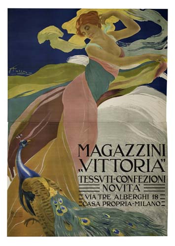 Appraisal: ALDO MAZZA - MAGAZZINI VITTORIA x inches Montofano Valcareghi Milan