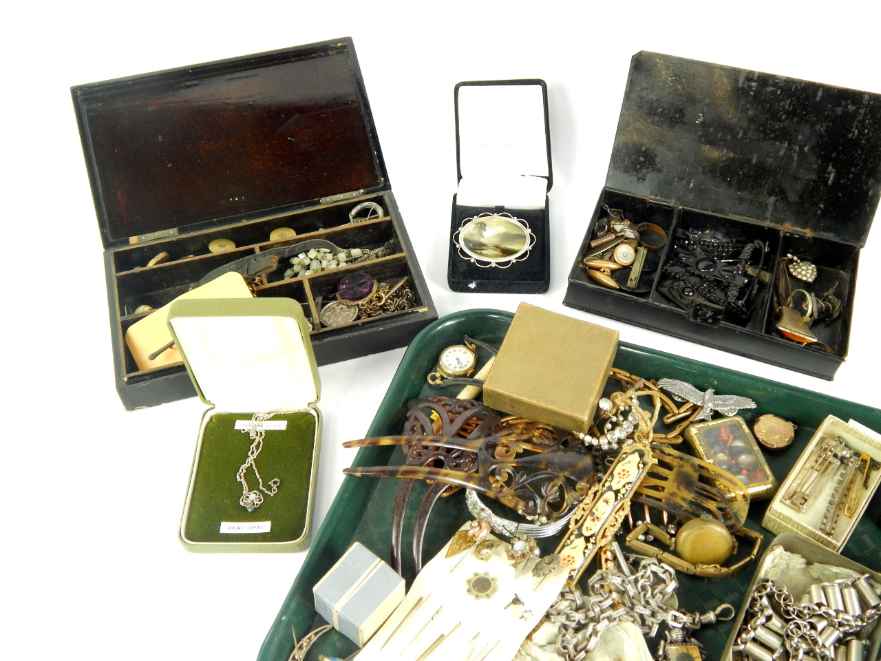 Appraisal: Victorian and later silver and costume jewellery including an Irish