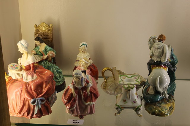 Appraisal: A COLLECTION OF ROYAL DOULTON AND OTHER FIGURES including St