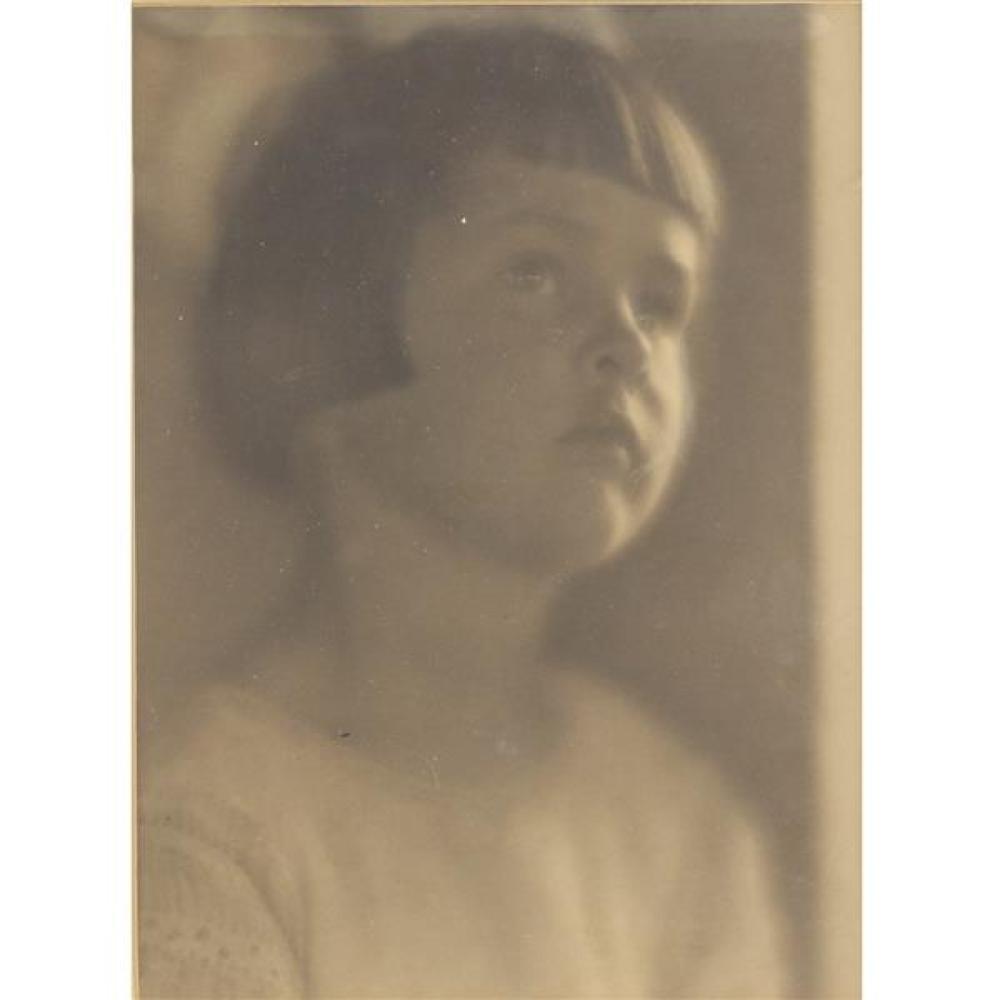 Appraisal: EDWARD HENRY WESTON AMERICAN - PORTRAIT OF A YOUNG GIRL