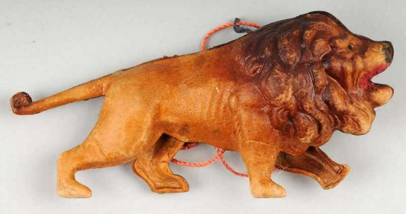 Appraisal: German Dresden Lion Ornament Description Three dimensional Condition Excellent Size