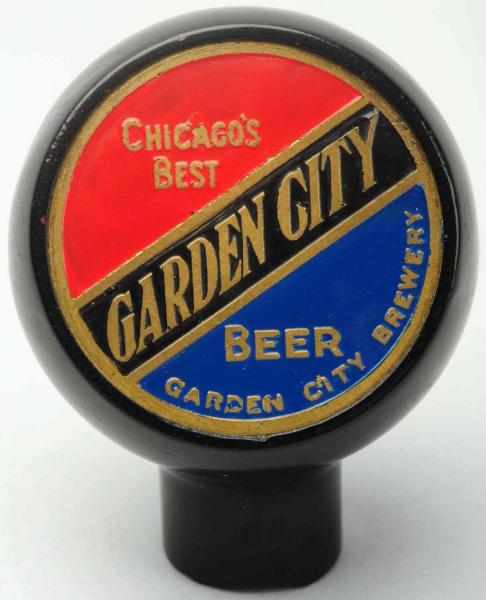 Appraisal: Garden City Beer Tap Knob Clean and bright face with