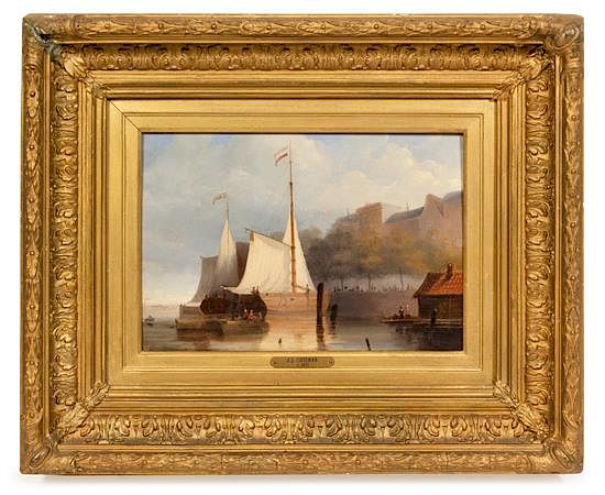 Appraisal: John Sell Cotman British - The Wharf John Sell Cotman