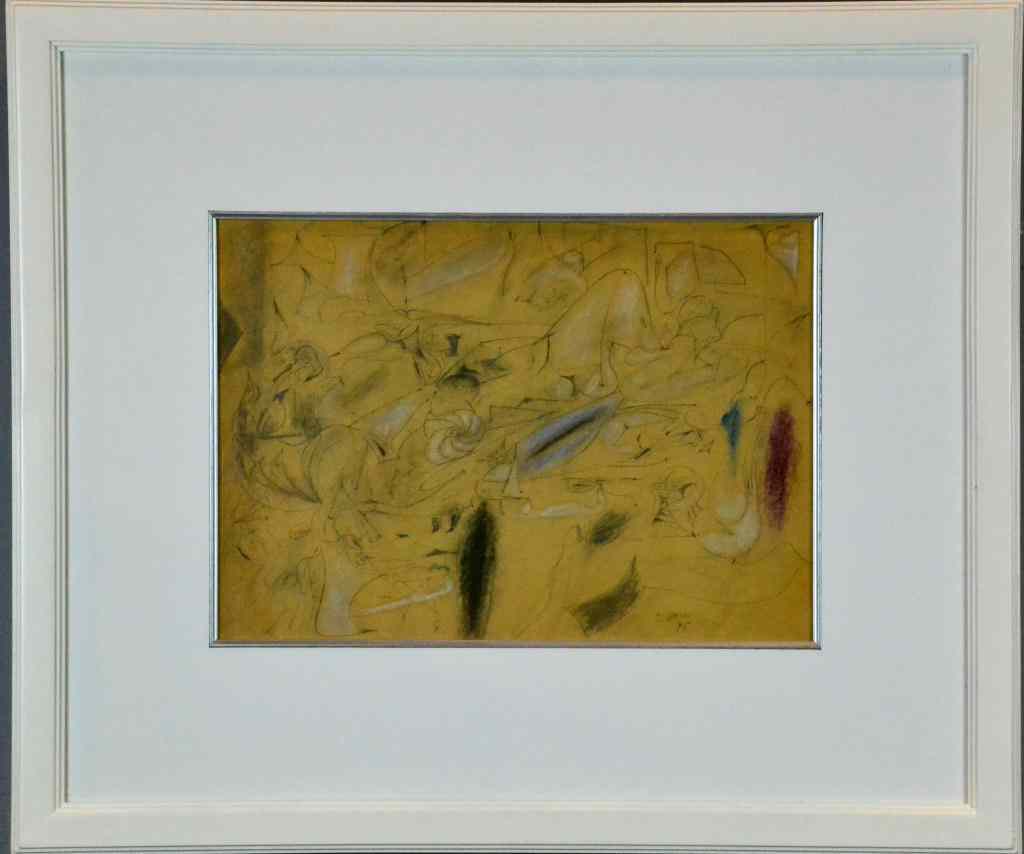 Appraisal: Arshile Gorky Mixed Media On PpaerDepicting an abstract expressionism image