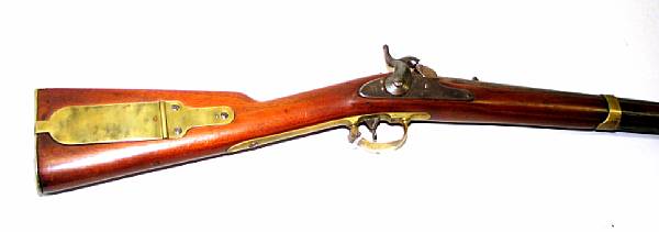 Appraisal: A Whitney U S Model percussion rifle The inch caliber