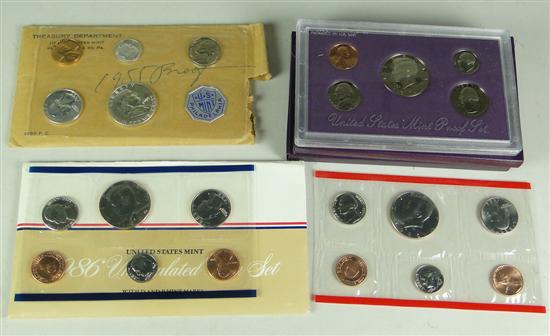 Appraisal: Scarce Proof Set Flat Pack-Silver In mint issued envelope Also