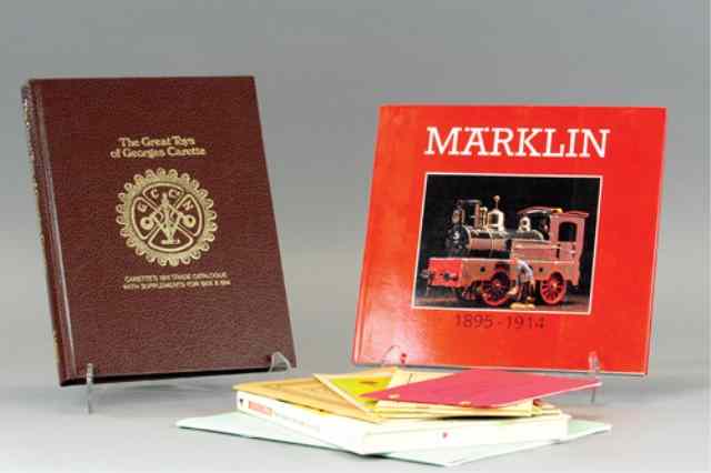 Appraisal: EUROPEAN TOY BOOK AND CATALOG LOT Grouping includes Marklin -