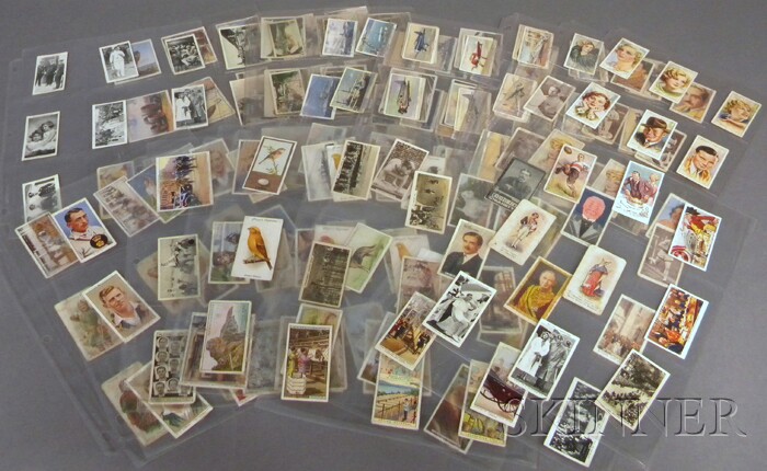 Appraisal: Album of Assorted Tobacco Cards mostly English including movie stars