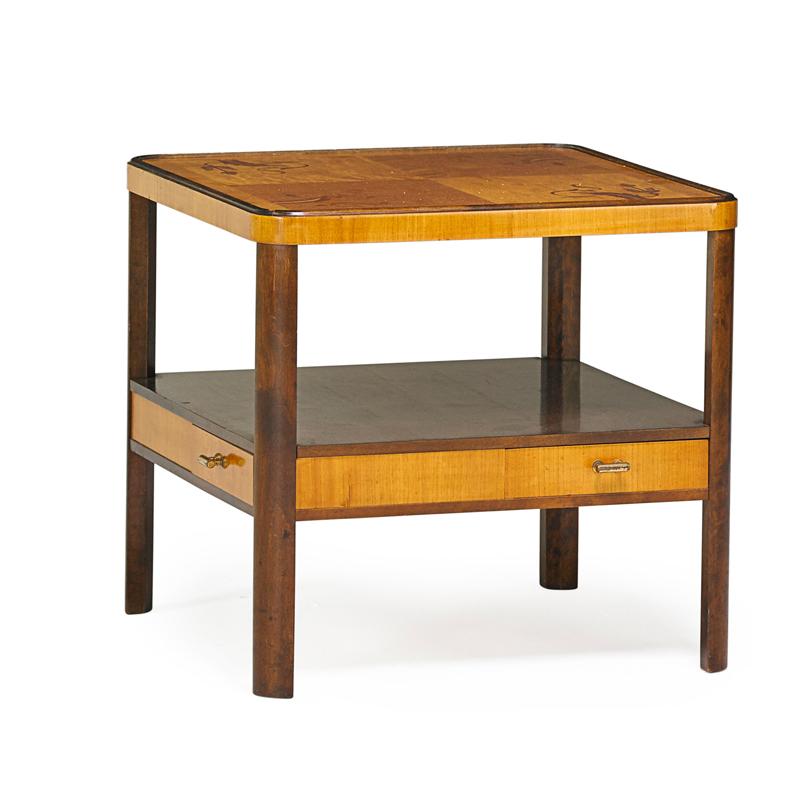 Appraisal: ART DECO SIDE TABLE Condition Report