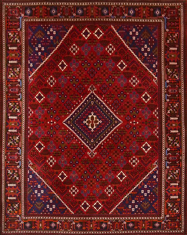 Appraisal: A LARGE PERSIAN JOSHEGHAN RUG CIRCA hand knotted in wool