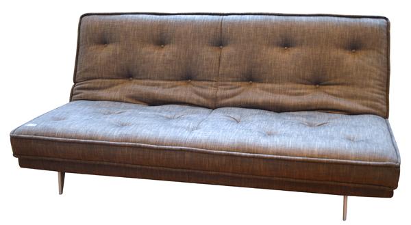 Appraisal: LIGNE ROSET NOMADE-EXPRESS SOFA BED moulded aluminium frame upholstered in