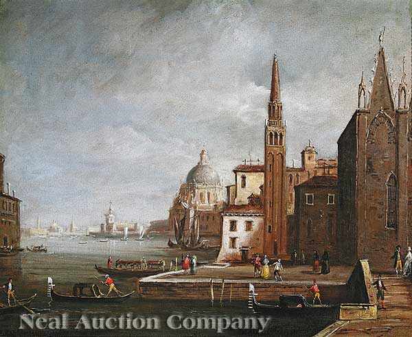 Appraisal: Italian School th c Grand Canal Venice oil on canvas