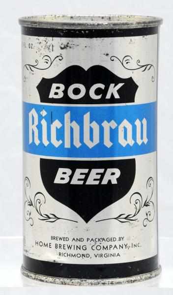 Appraisal: Richbrau Bock Beer Flat Top Beer Can - Very clean