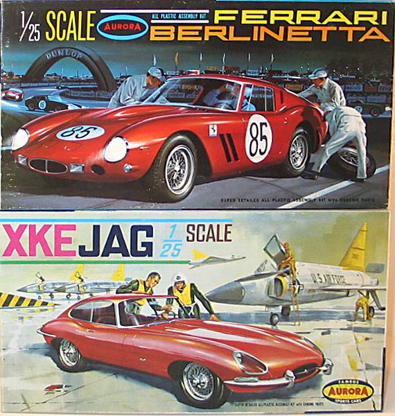 Appraisal: Plastic model exotic kits Lot includes boxed kits consisting of