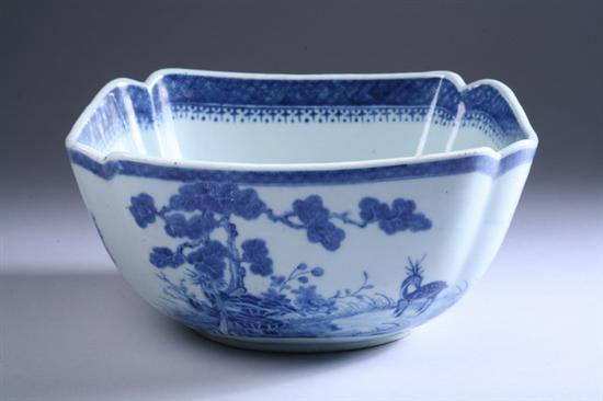 Appraisal: CHINESE NANKING BLUE AND WHITE BOWL Early th century -