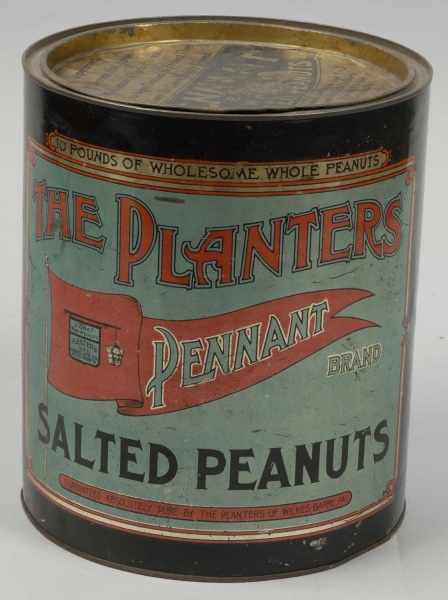 Appraisal: Planters Peanut -Pound Salted Peanuts Tin Condition Very Good -