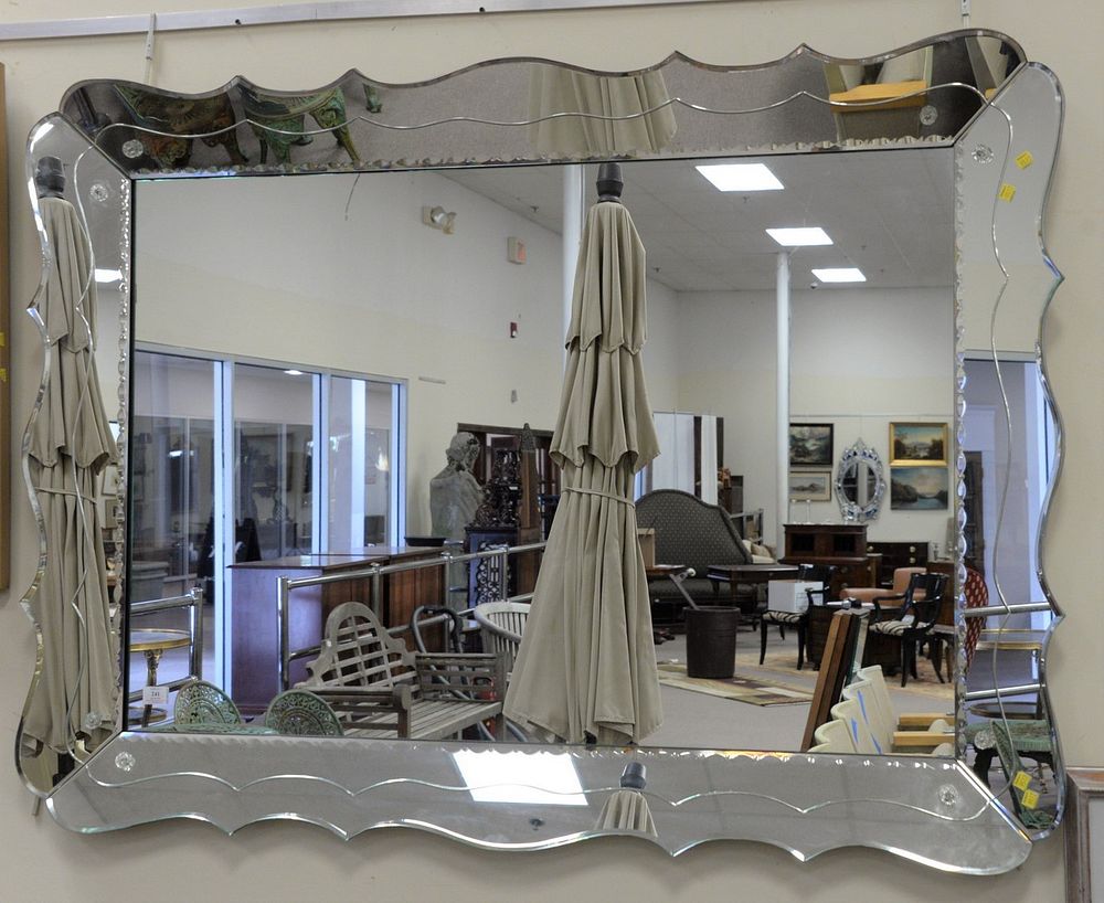 Appraisal: Large Venetian mirror x Large Venetian mirror x Condition All