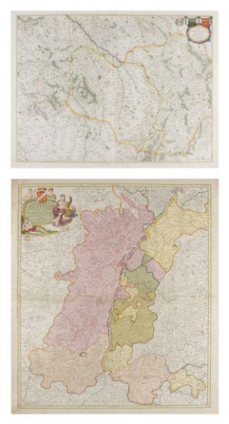 Appraisal: Two Early Maps One Each By Blaeu and Homann both