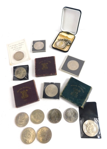 Appraisal: Various coins collectors coins and other Festival of Britain cased