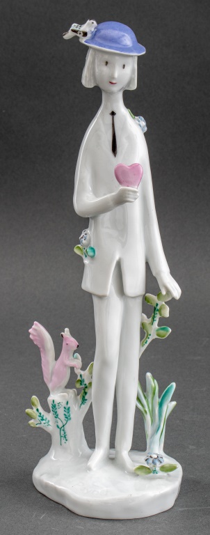 Appraisal: RAYMOND PEYNET FOR ROSENTHAL PORCELAIN FIGURINE Raymond Peynet French -