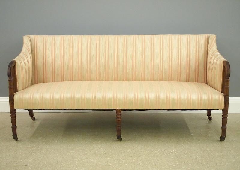 Appraisal: Sheraton sofa An early th century American Sheraton Period Mahogany