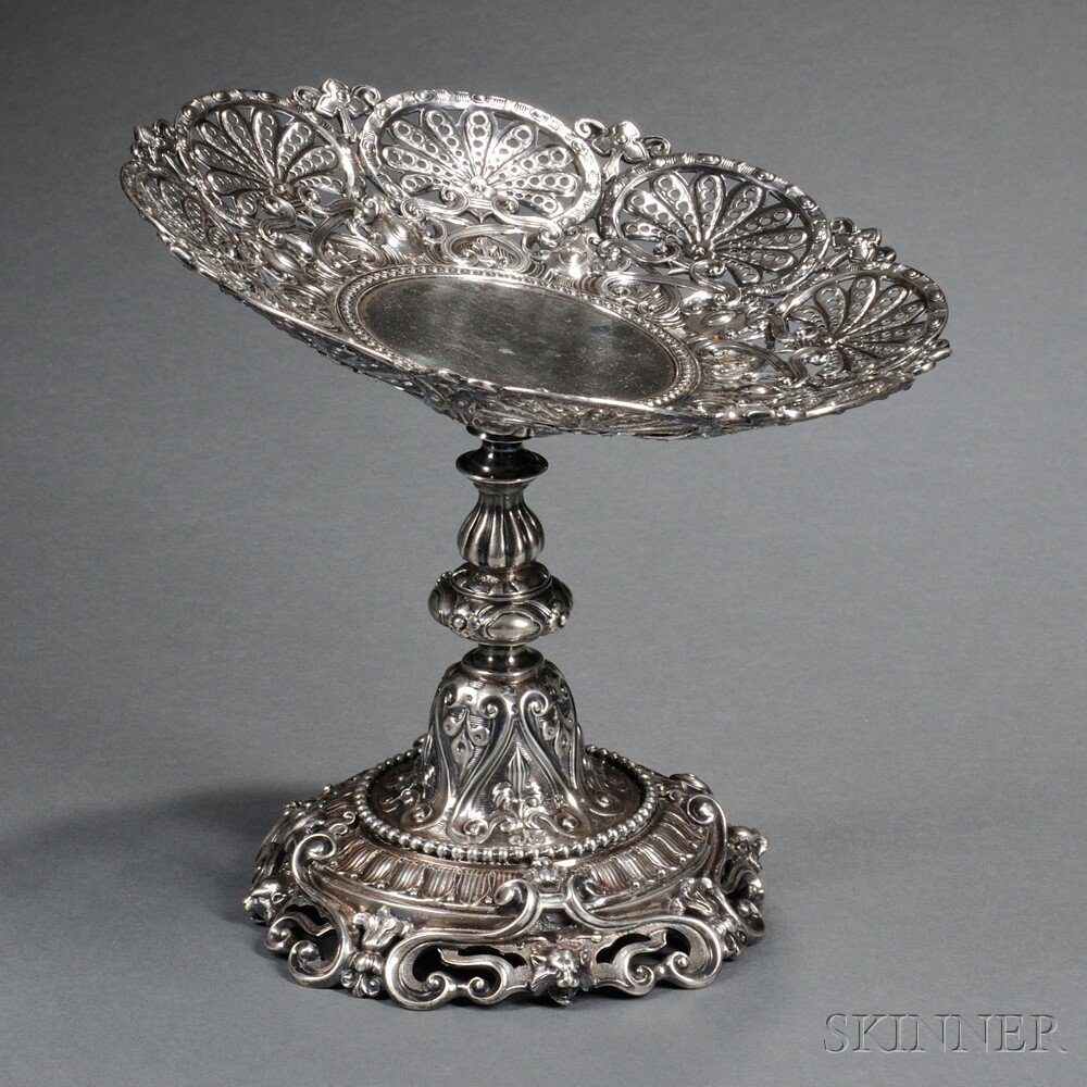 Appraisal: Victorian Sterling Silver Tazza London - Robert Garrard II maker