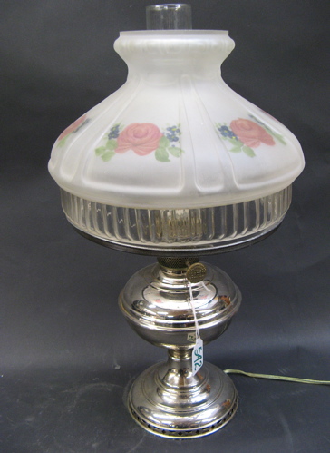 Appraisal: AN AMERICAN ALADDIN OIL LAMP Model with original Aladdin screw