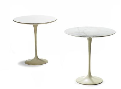 Appraisal: Two Tulip side tableseero saarinen - for knoll inc