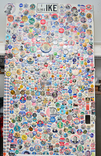 Appraisal: LARGE COLLECTION OF PRESIDENTIAL POLITICAL BUTTONS Hundreds of th century