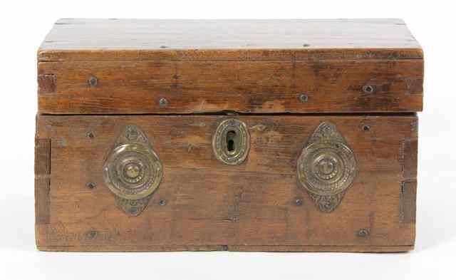 Appraisal: An Anglo-Indian box the hinged lid enclosing a fitted interior