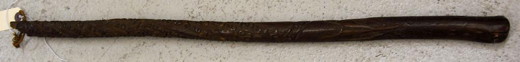 Appraisal: Boer War carved stick inscribed 'Mafeking ' and decorated with