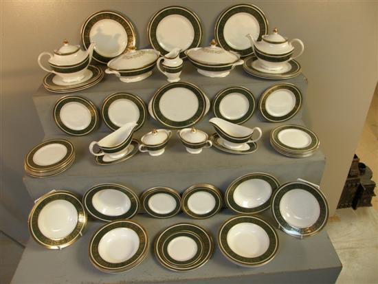 Appraisal: Large Royal Doulton Vanborough part dinner service approx pieces