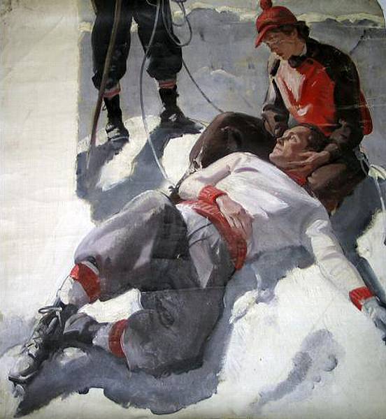 Appraisal: n a Pruett Alexander Carter American - The accident oil