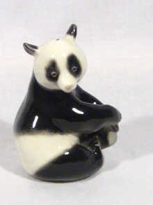 Appraisal: A Russian porcelain model of a panda circa cm high