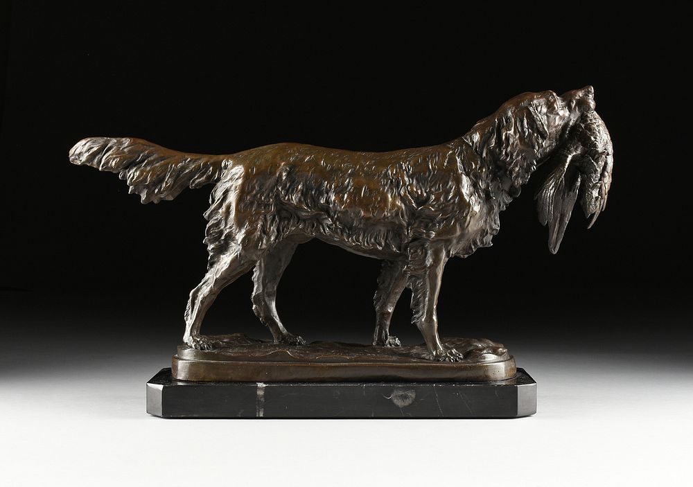 Appraisal: after PIERRE JULES M NE French - A BRONZE DOG